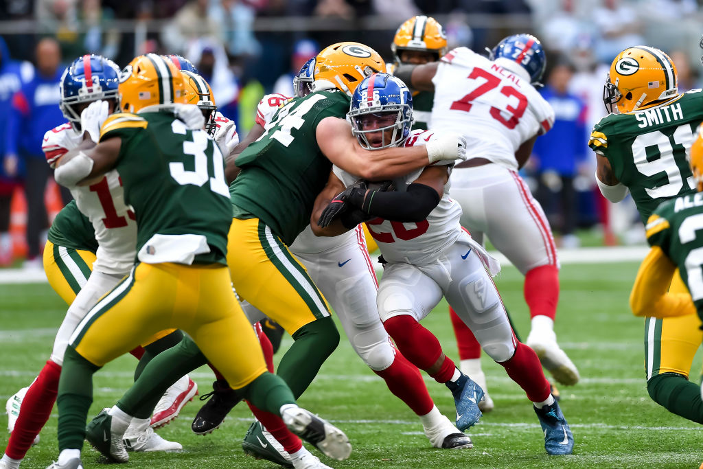 New York Giants' EPIC Fourth Quarter v Green Bay Packers in London