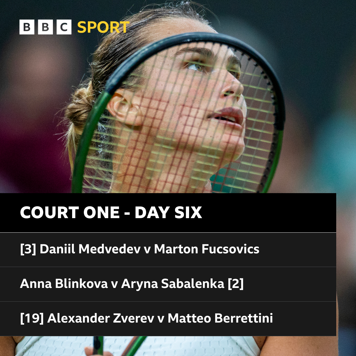 bbc tennis live